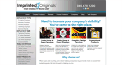 Desktop Screenshot of imprintedoriginals.com